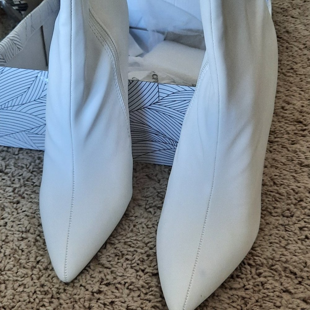 White Thigh Boots